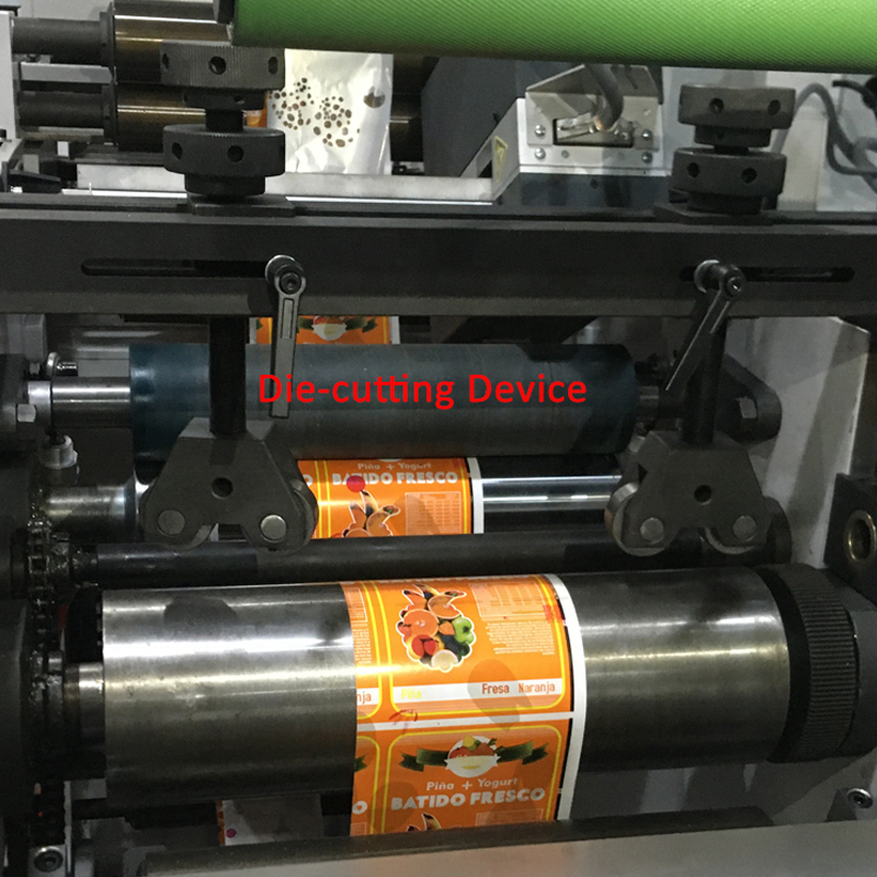 Mesin cetak 6-warna UV Flexographic
